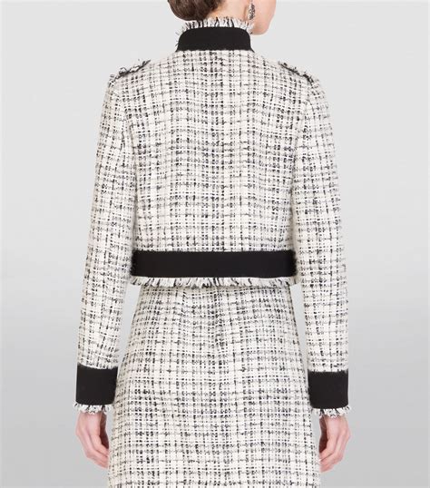 dolce gabbana tweed coat|dolce and gabbana trench coat.